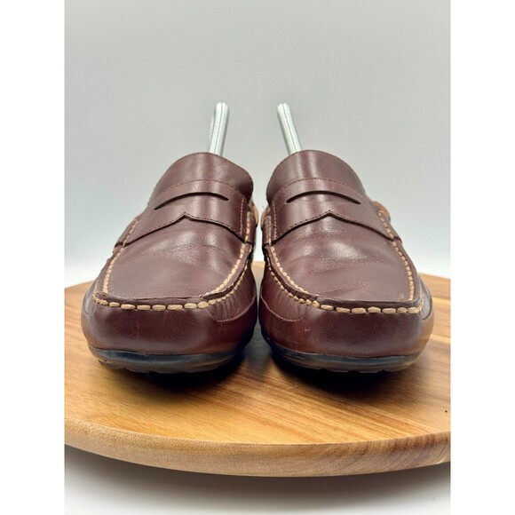 SPERRY Gold Cup Premium Penny Loafer Leather Driving Shoes Men\'s Size 7M Brown main image 11